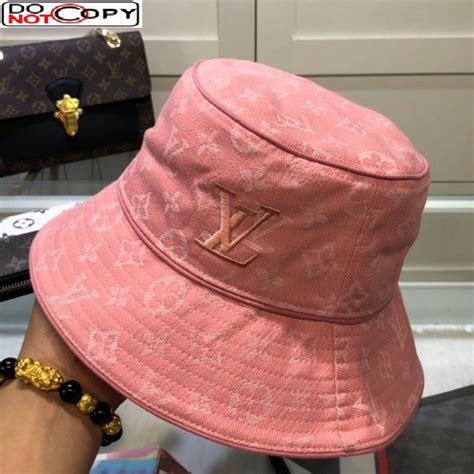 louis vuitton bucket hat pink|Louis Vuitton monogram hat.